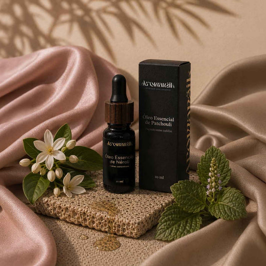 Óleo essencial de NérolI diluído Aromantik 10 ml sobre seda Mulberry