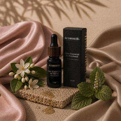 Óleo essencial de NérolI diluído Aromantik 10 ml sobre seda Mulberry